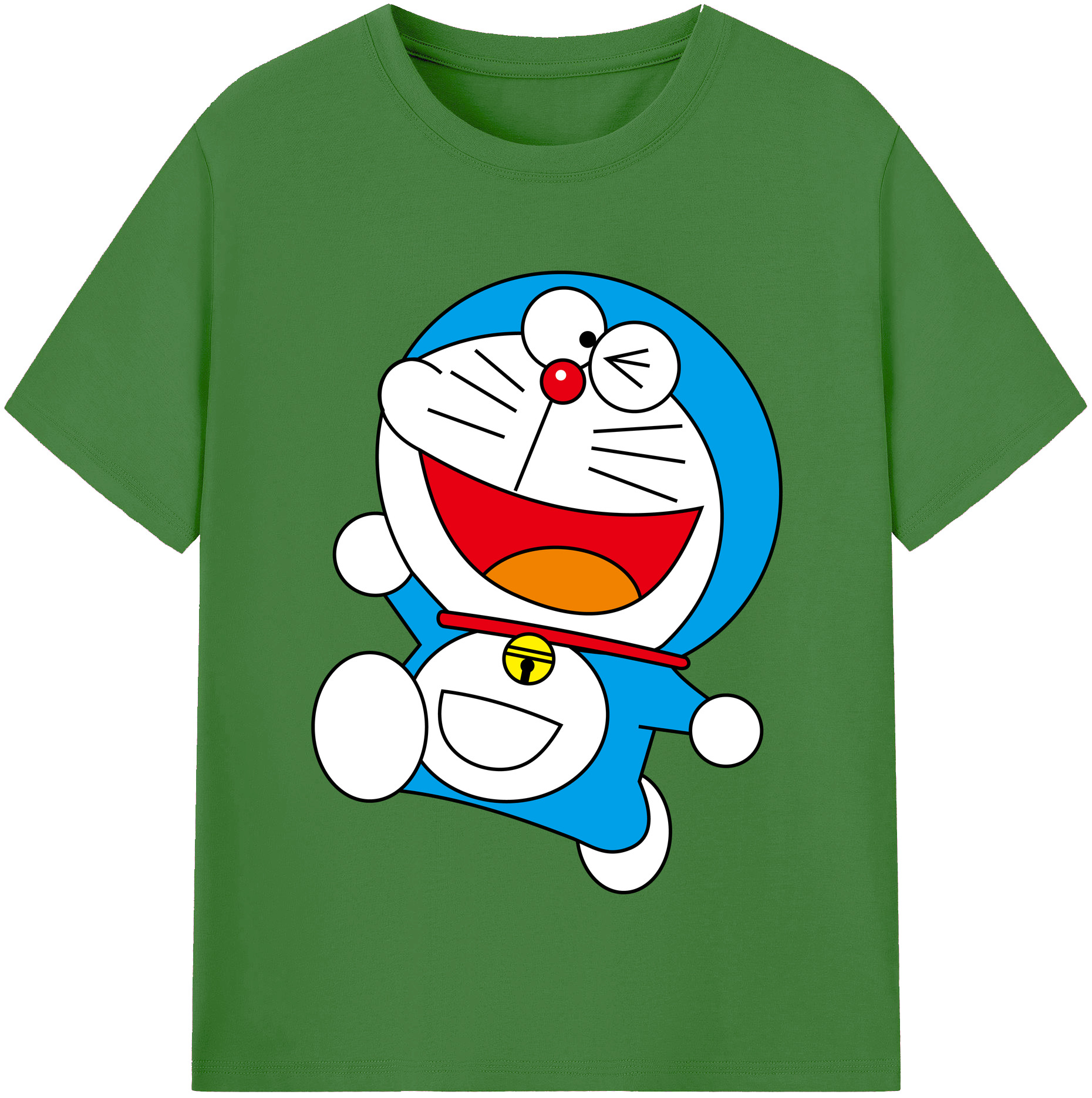 （画像用） ドラえもん Doraemon レディースカジュアルプリントTシャツ（綿100％）